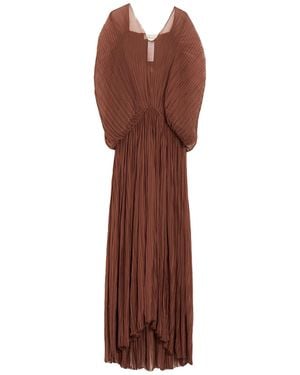 Blumarine Maxi Dress Silk - Brown
