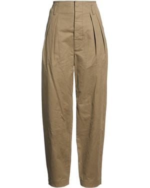 Moschino Trousers Cotton - Natural