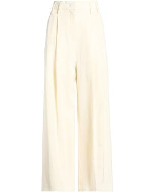 Jil Sander Trousers Viscose, Silk - White