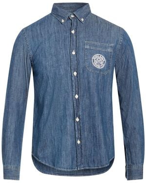 Sporty & Rich Denim Shirt Organic Cotton - Blue