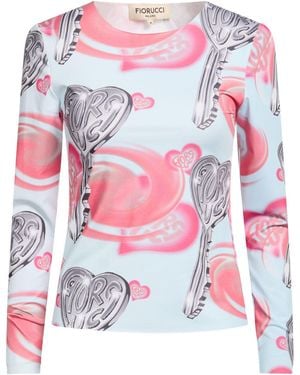 Fiorucci Sky T-Shirt Recycled Polyester, Elastane - Pink