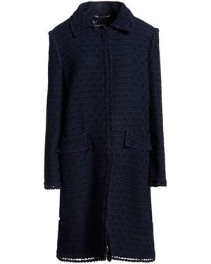 Alberta Ferretti Overcoat & Trench Coat Cotton, Viscose - Blue