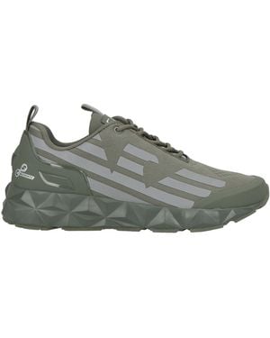 EA7 Military Trainers Textile Fibres - Green