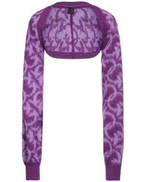 Pinko Shrug Acrylic, Polyamide, Alpaca Wool - Purple