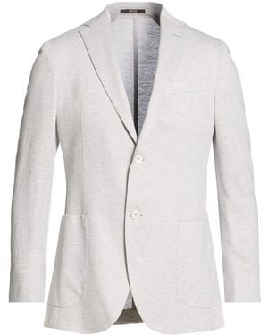BOGGI Light Blazer Linen, Cotton - White