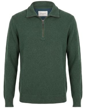 Circolo 1901 Turtleneck Wool, Polyamide - Green