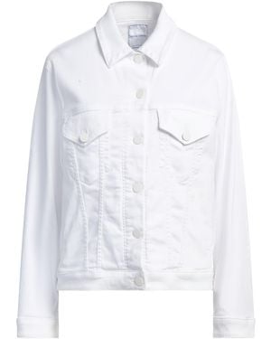 Jacob Cohen Denim Outerwear Lyocell, Cotton, Polyester, Elastane - White