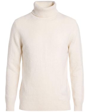 Eleventy Rollkragenpullover - Weiß