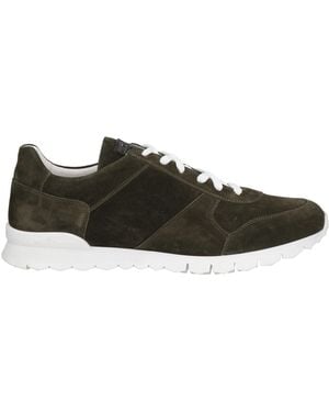 Kiton Military Sneakers Calfskin - Black