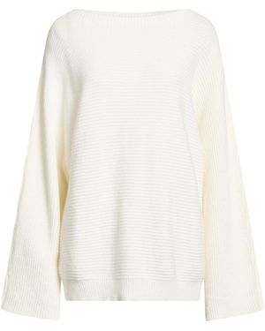 Alpha Studio Jumper Wool, Viscose, Polyamide, Cashmere - White
