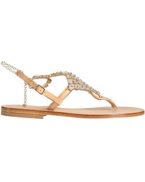 DG POSITANO Thong Sandals - Natural