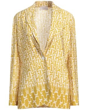 Via Masini 80 Blazer Viscose, Elastane - Metallic