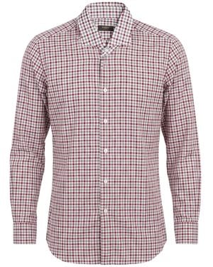 Barba Napoli Garnet Shirt Cotton - Red