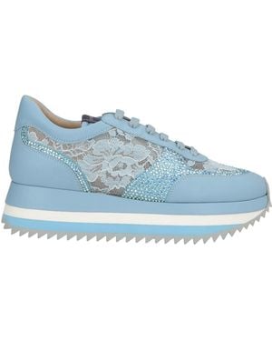 Le Silla Sneakers Leather, Textile Fibers - Blue