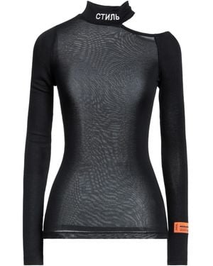 Heron Preston Col roulé - Noir