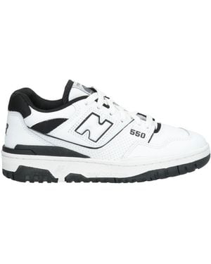 New Balance Trainers Leather, Textile Fibres - White