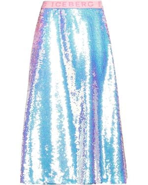 Iceberg Midi Skirt - Blue