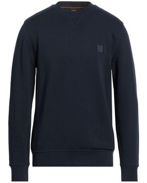 BOSS Midnight Sweatshirt Cotton - Blue