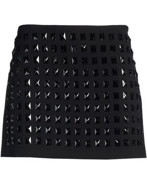 Isabelle Blanche Mini Skirt Polyester, Elastane - Black