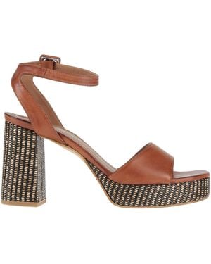 Tsakiris Mallas Sandals Leather - Brown