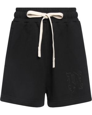 Palm Angels Shorts & Bermuda Shorts Cotton, Polyester - Black
