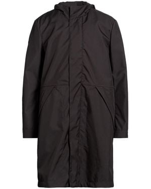 Slowear Overcoat & Trench Coat Polyester, Cotton, Polyurethane - Black