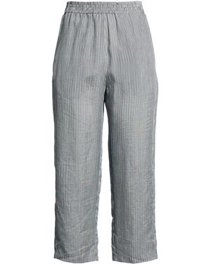 Douuod Charcoal Pants Viscose, Linen, Silk - Gray