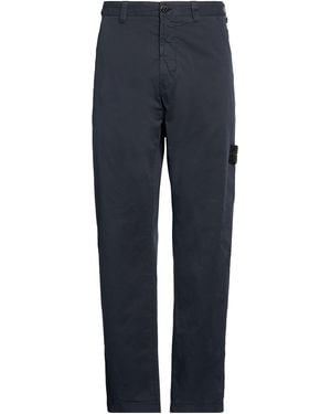 Stone Island Trousers Cotton, Elastane - Blue