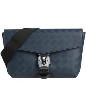 Montblanc Cross-Body Bag Leather - Blue