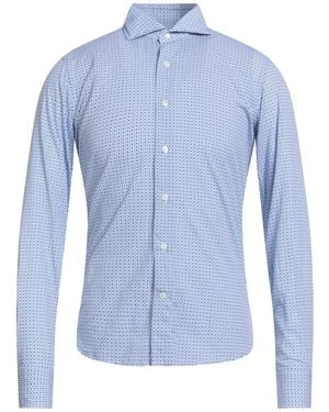 Orian Sky Shirt Cotton - Blue