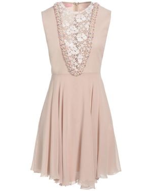 Giamba Antique Rose Mini Dress Cotton, Elastane - Pink