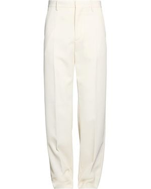 DSquared² Ivory Trousers Polyester, Virgin Wool - White