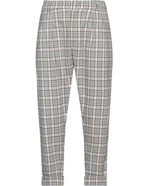 Dondup Pants Polyester, Cotton, Wool, Elastane - Gray