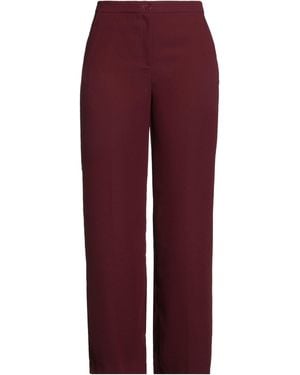 Pennyblack Burgundy Pants Polyester - Red