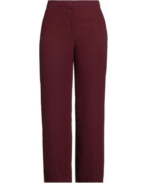 Pennyblack Burgundy Trousers Polyester - Red