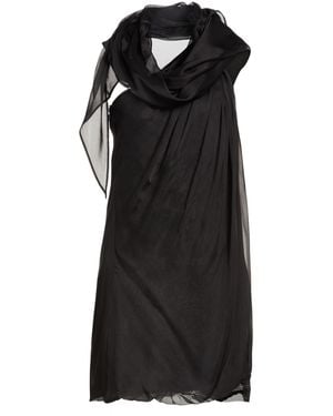 GIUSEPPE DI MORABITO Mini Dress Silk - Black