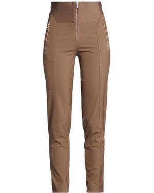 High Khaki Pants Nylon, Elastane - Natural