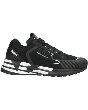 EA7 Trainers Polyester, Polyurethane - Black