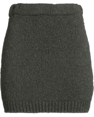 Odi Et Amo Mini Skirt Acrylic, Wool, Polyamide, Mohair Wool - Gray