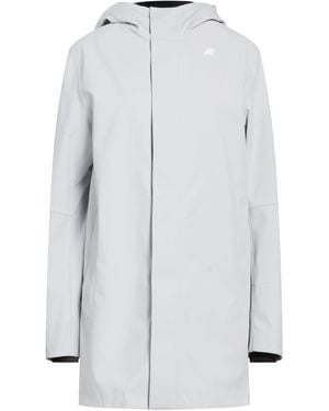 K-Way Light Overcoat & Trench Coat Polyester, Polyurethane - Gray