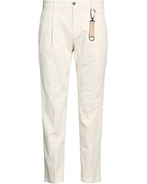 Manuel Ritz Cream Pants Cotton, Elastane - Natural