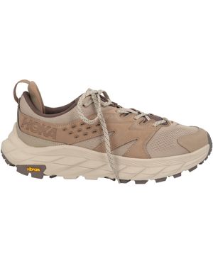 Hoka One One Sneakers Textile Fibers, Leather - Brown