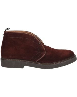 Brimarts Ankle Boots Soft Leather - Brown