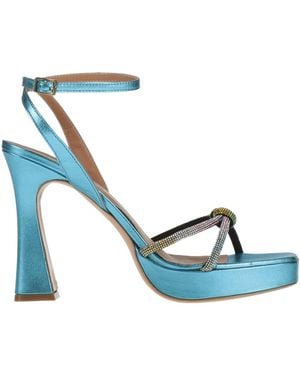 RANYÉ Sandals Leather - Blue