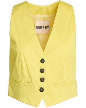 Aniye By Tailored Vest Cotton, Elastane - Yellow
