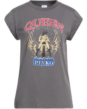 Pinko Denim T-Shirt Cotton, Glass - Grey