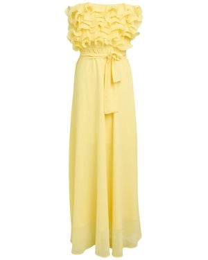 Gai Mattiolo Maxi Dress Polyester - Yellow