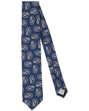 Lardini Ties & Bow Ties Wool, Silk - Blue