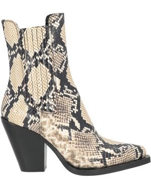 Le Silla Ankle Boots Leather - Metallic