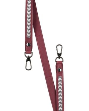 Longchamp Bag Strap Leather - Red
